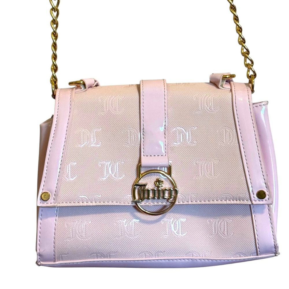 Juicy Couture Powder Blush fancy Flap Crossbody Bag